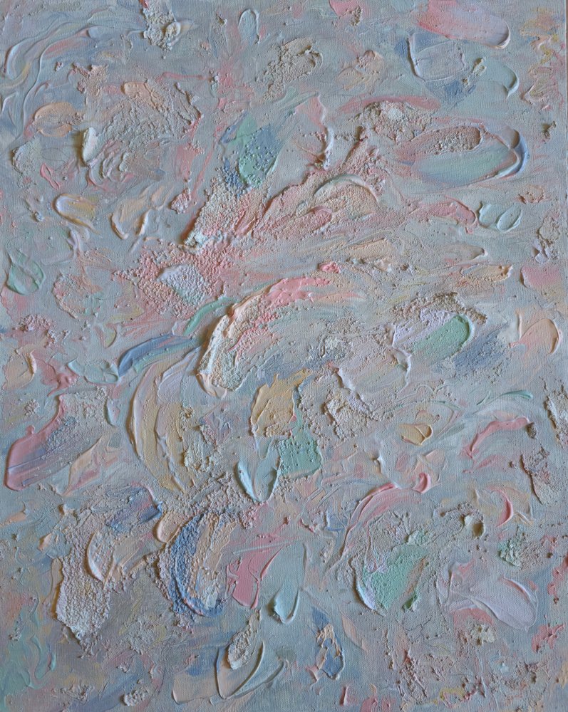 Abstrakcja w delikatnych pastelowych barwach autorstwa Anastasiya Devochkina