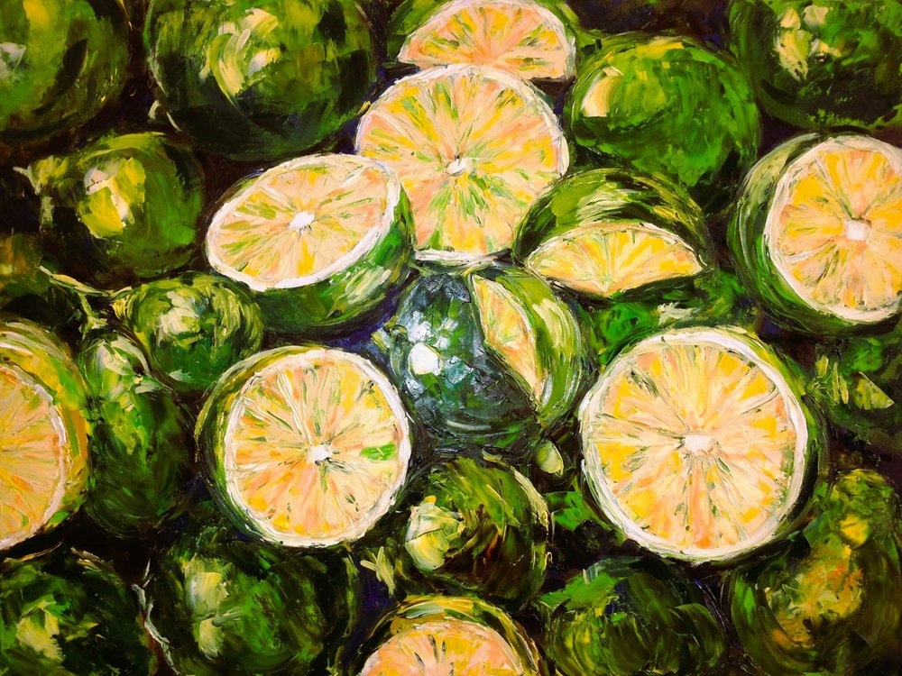 Pikantne zielone limonki autorstwa Anda Bieza