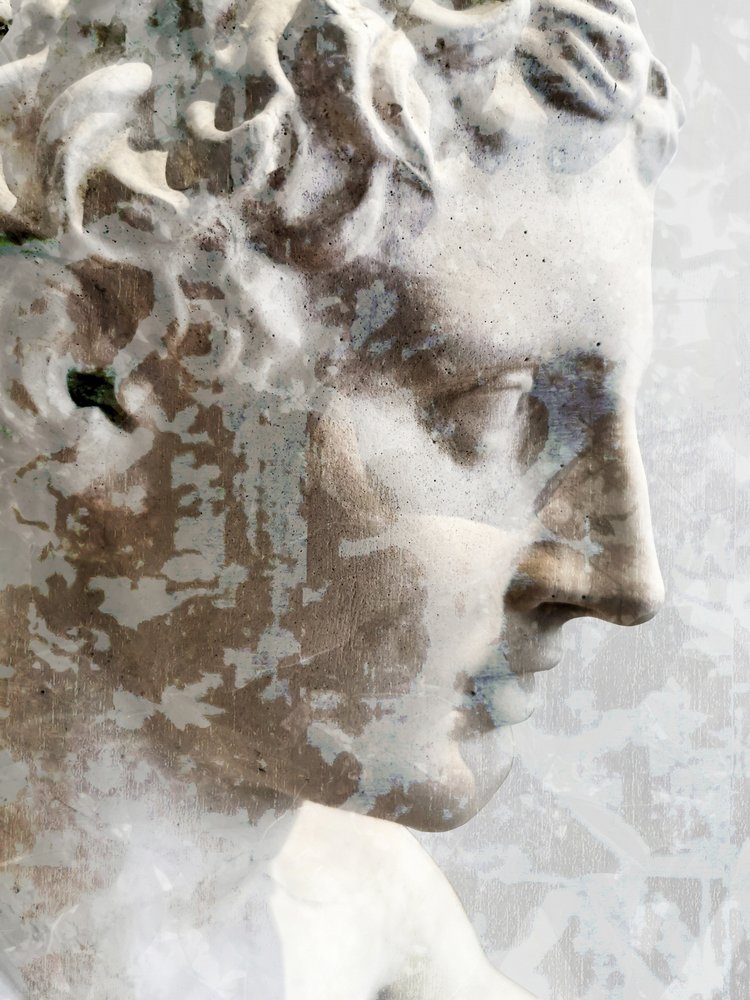 Profil z postarzanego marmuru autorstwa Angelo Cerantola