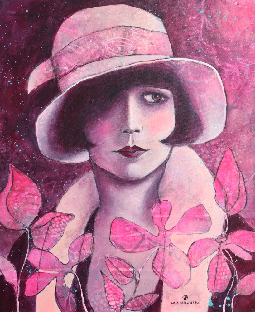 Retro Lady 6 autorstwa Ania Witwitzka