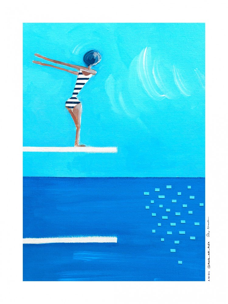 Letnie nurkowanie autorstwa Awol Art Alex