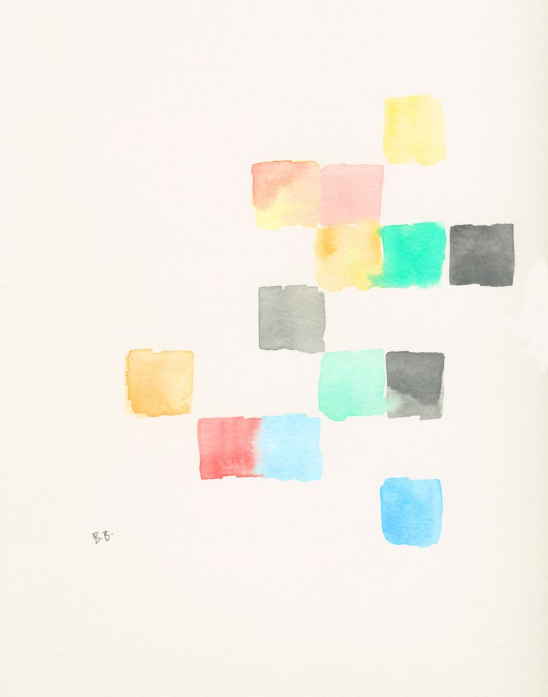 Bloki w pastelowych kolorach autorstwa Bronwyn Baker