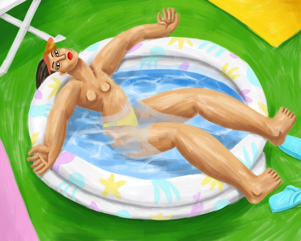 Cepe Prywatny basen autorstwa Cépé