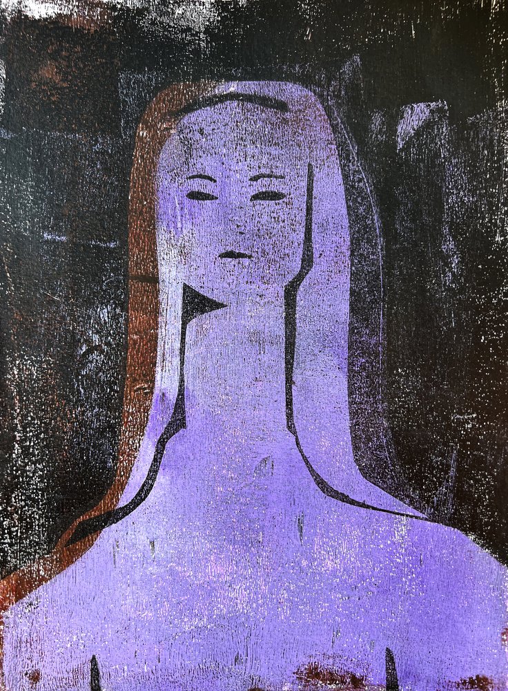Fioletowa Dama autorstwa Christina Misuro