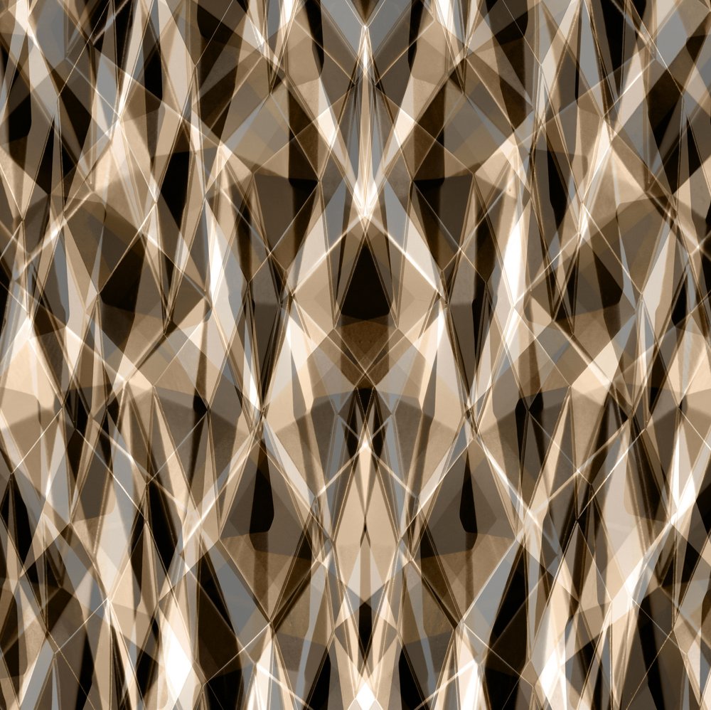 Ciepła abstrakcja geometryczna autorstwa Christina Sillen