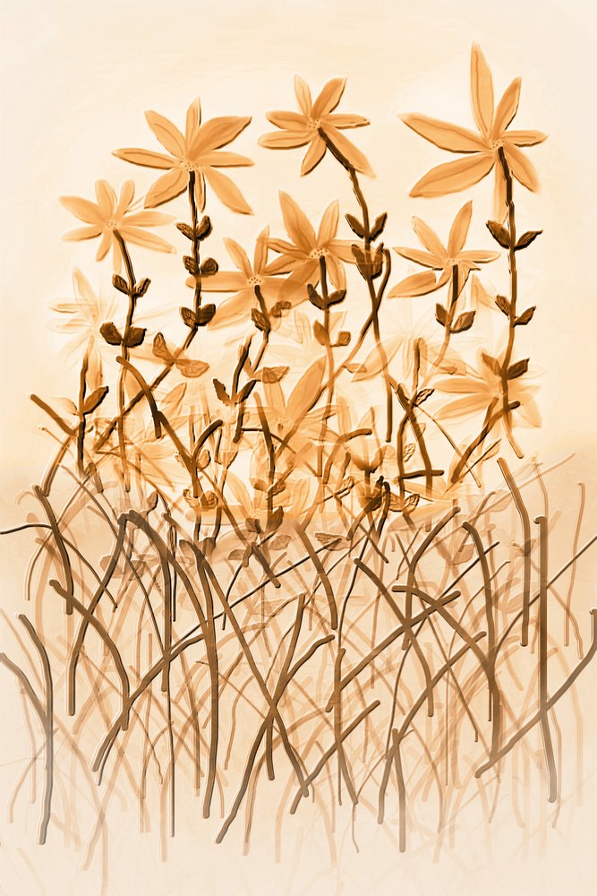 Ciepła sepia w botanice autorstwa Christina Sillen