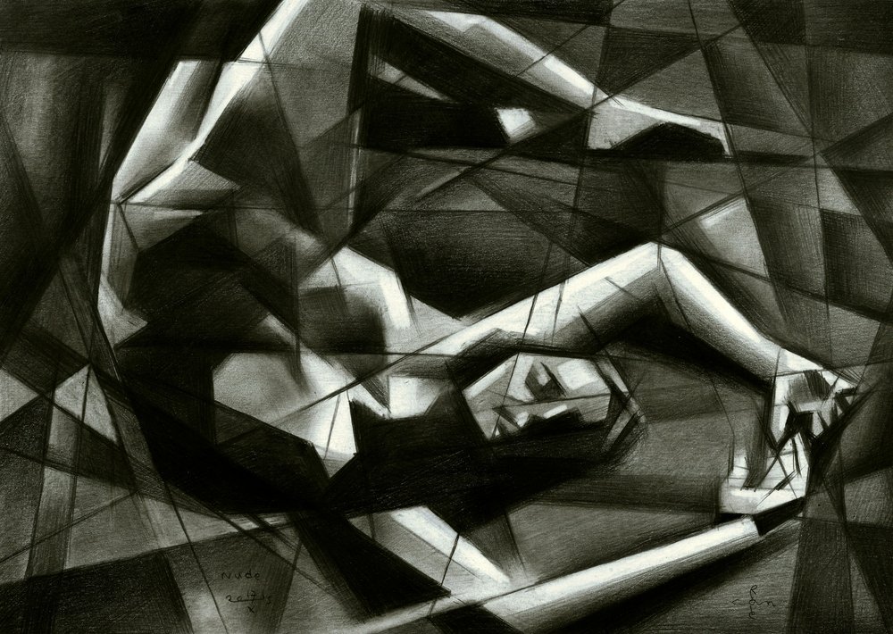 Dynamiczna figura geometryczna autorstwa Corné Akkers