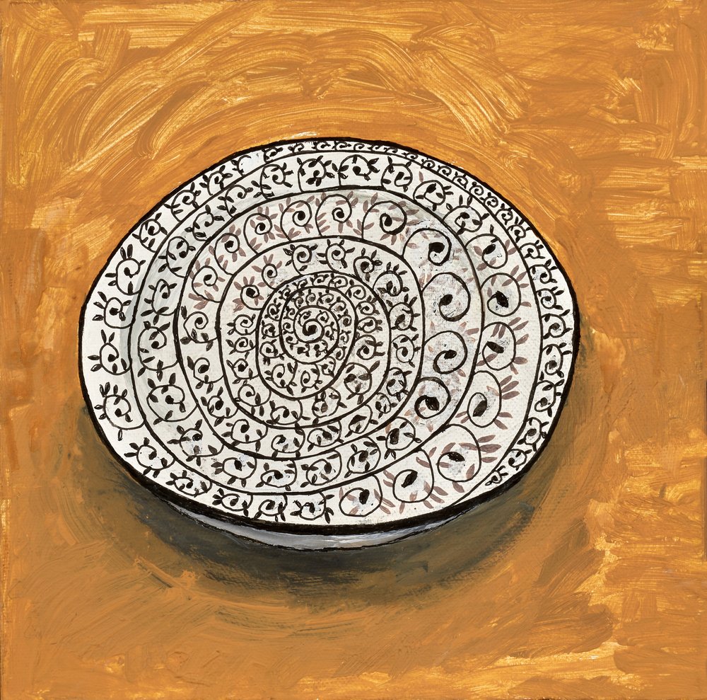 Talerz „Earthy Spiral” autorstwa Dale Hefer & Family