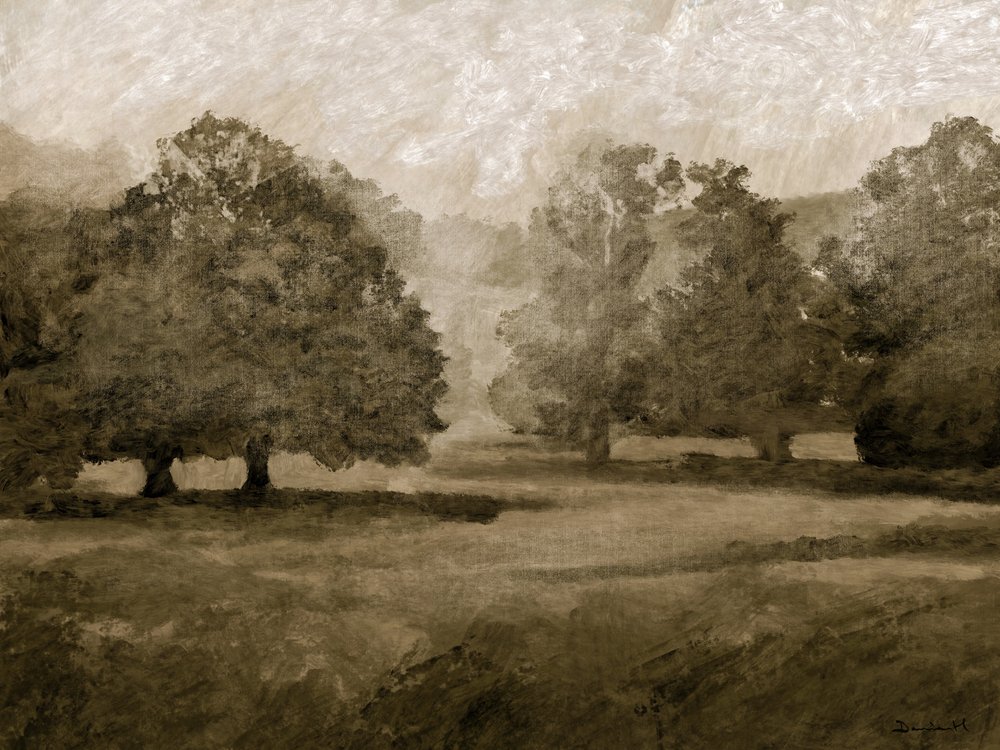 Tereny przy zamku autorstwa Dan Hobday