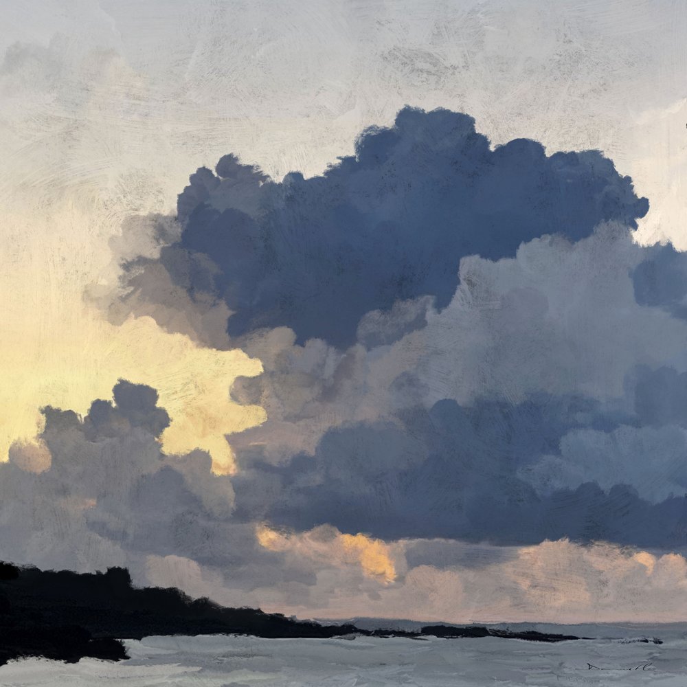 Zachód słońca w Porthmeor autorstwa Dan Hobday