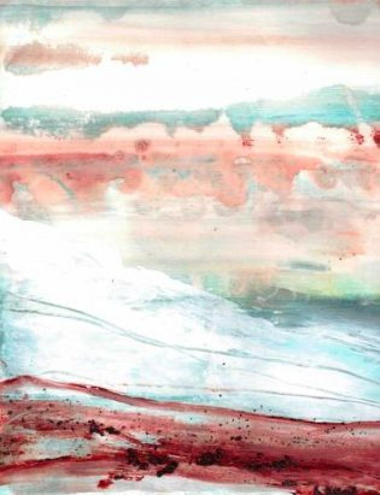 „Abstrakcyjny horyzont oceanu” autorstwa Deb Chaney