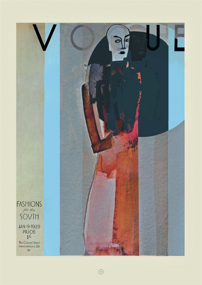 Kobieta w stylu art déco autorstwa Doris Schmitz