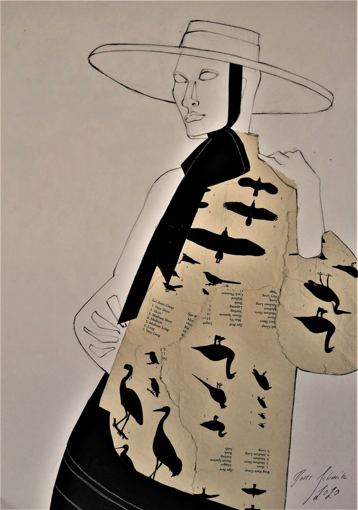 Elegancka moda ptasia autorstwa Doris Schmitz