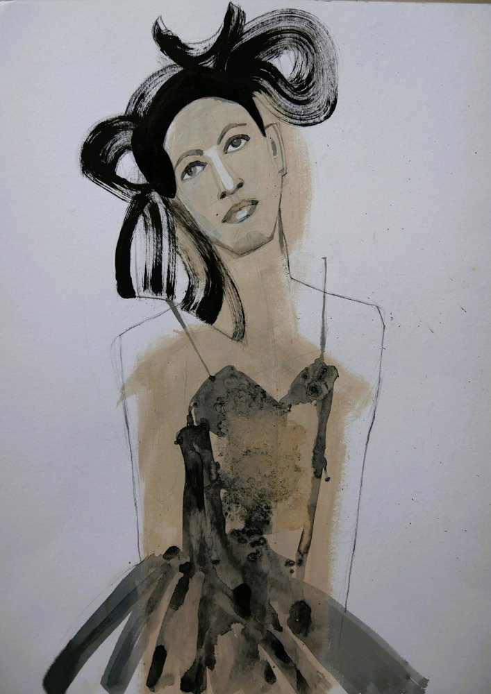 Elegancki portret modowy autorstwa Doris Schmitz