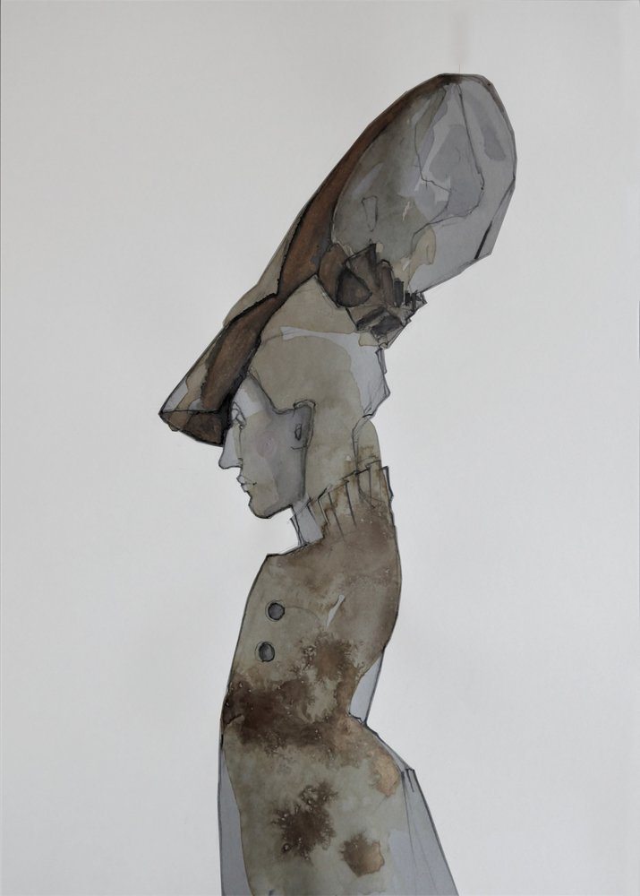 Elegancki profil sylwetki autorstwa Doris Schmitz