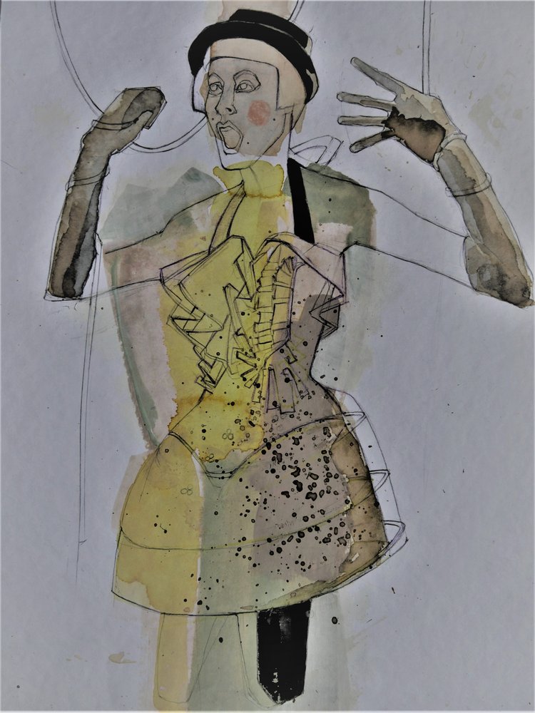 Wyrazista figurka modowa autorstwa Doris Schmitz