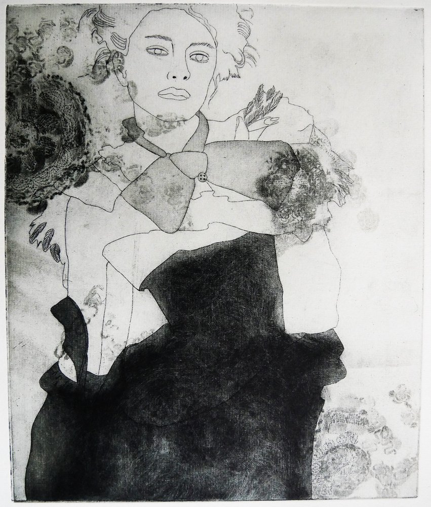 Monochromatyczny portret modowy autorstwa Doris Schmitz