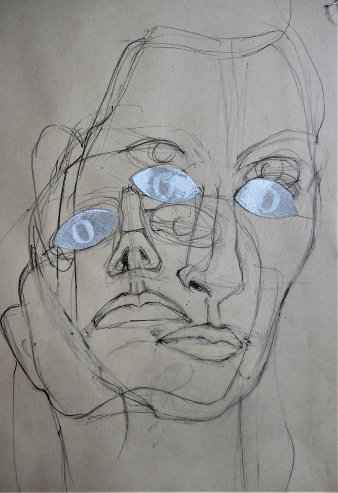Portret „Wiele oczu” autorstwa Doris Schmitz