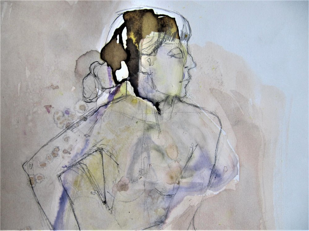 Portret pastelowy autorstwa Doris Schmitz