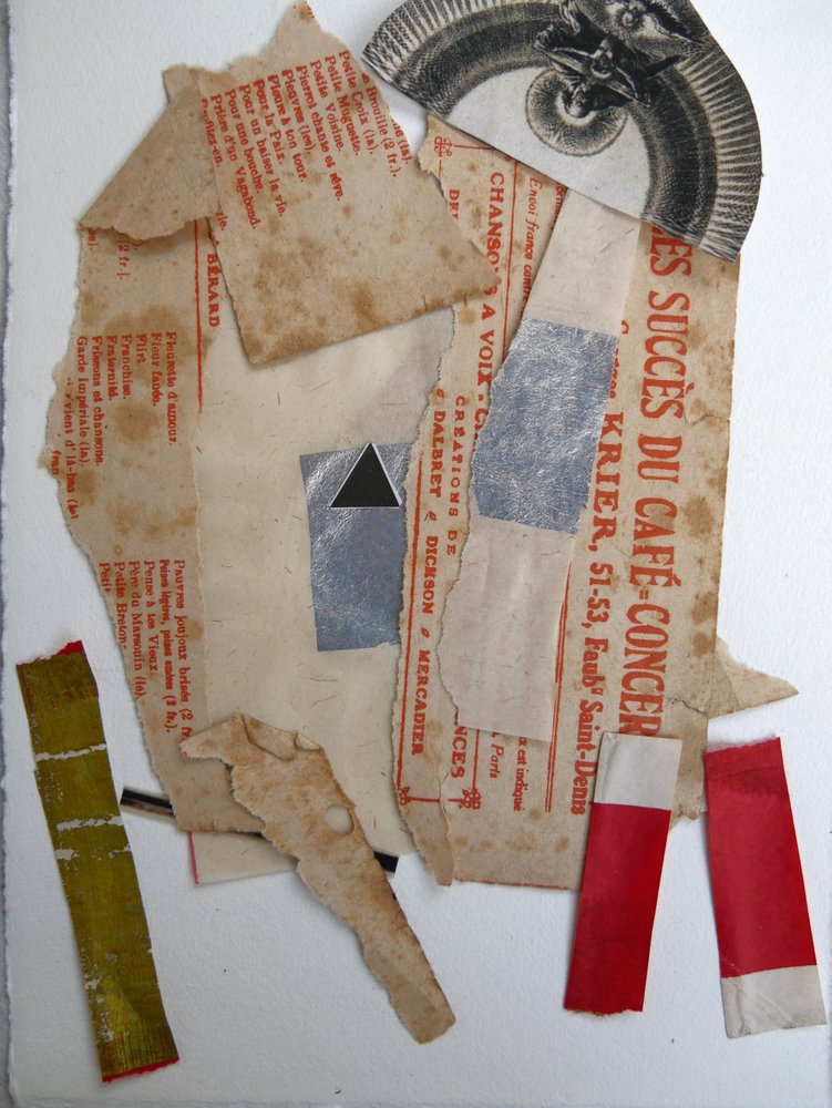 Kolaż z papieru w stylu vintage autorstwa Doris Schmitz