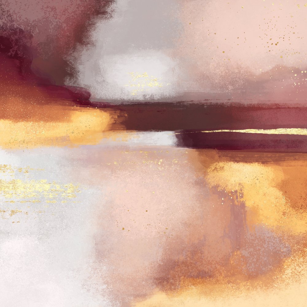 „Golden Blush” – abstrakcja autorstwa Elisabeth Fredriksson
