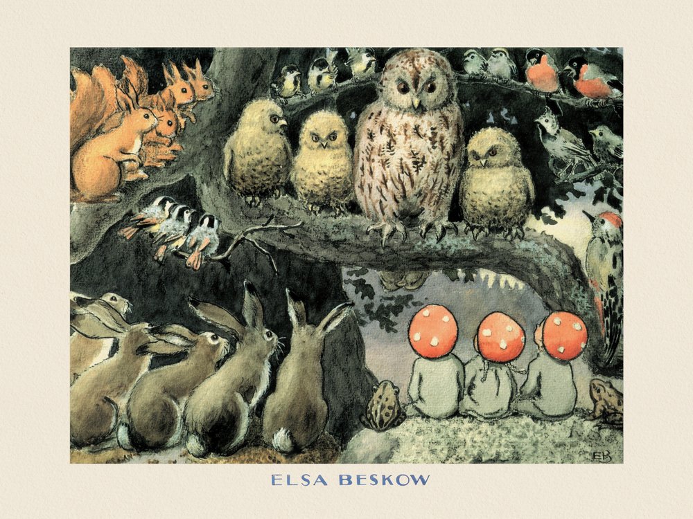 Dzieci z Tomtebo  – Zwierzęta leśne Boarder autorstwa Elsa Beskow