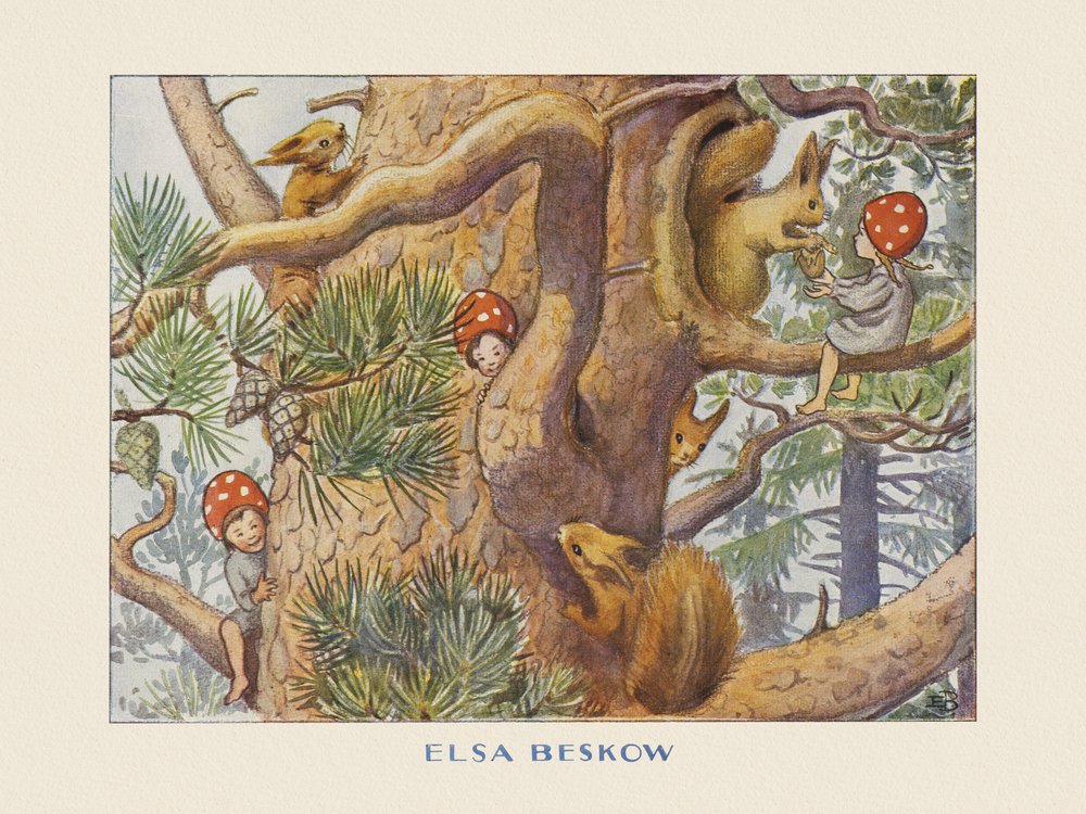 Dzieci z Tomtebo  – Drzewo autorstwa Elsa Beskow