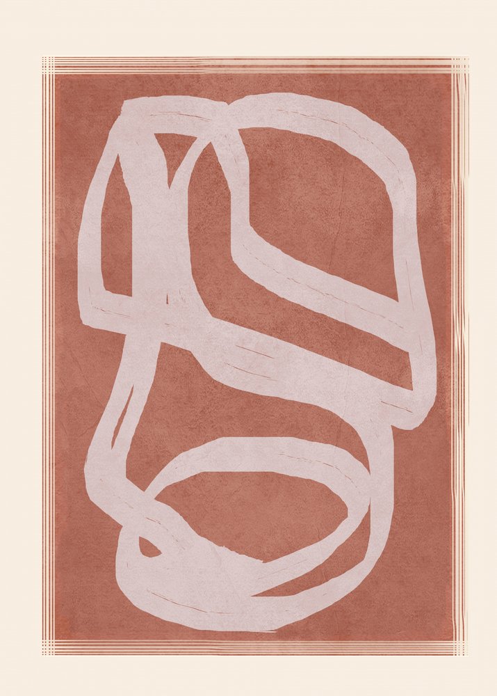 Ziemisty, abstrakcyjny strumień autorstwa Flow Line