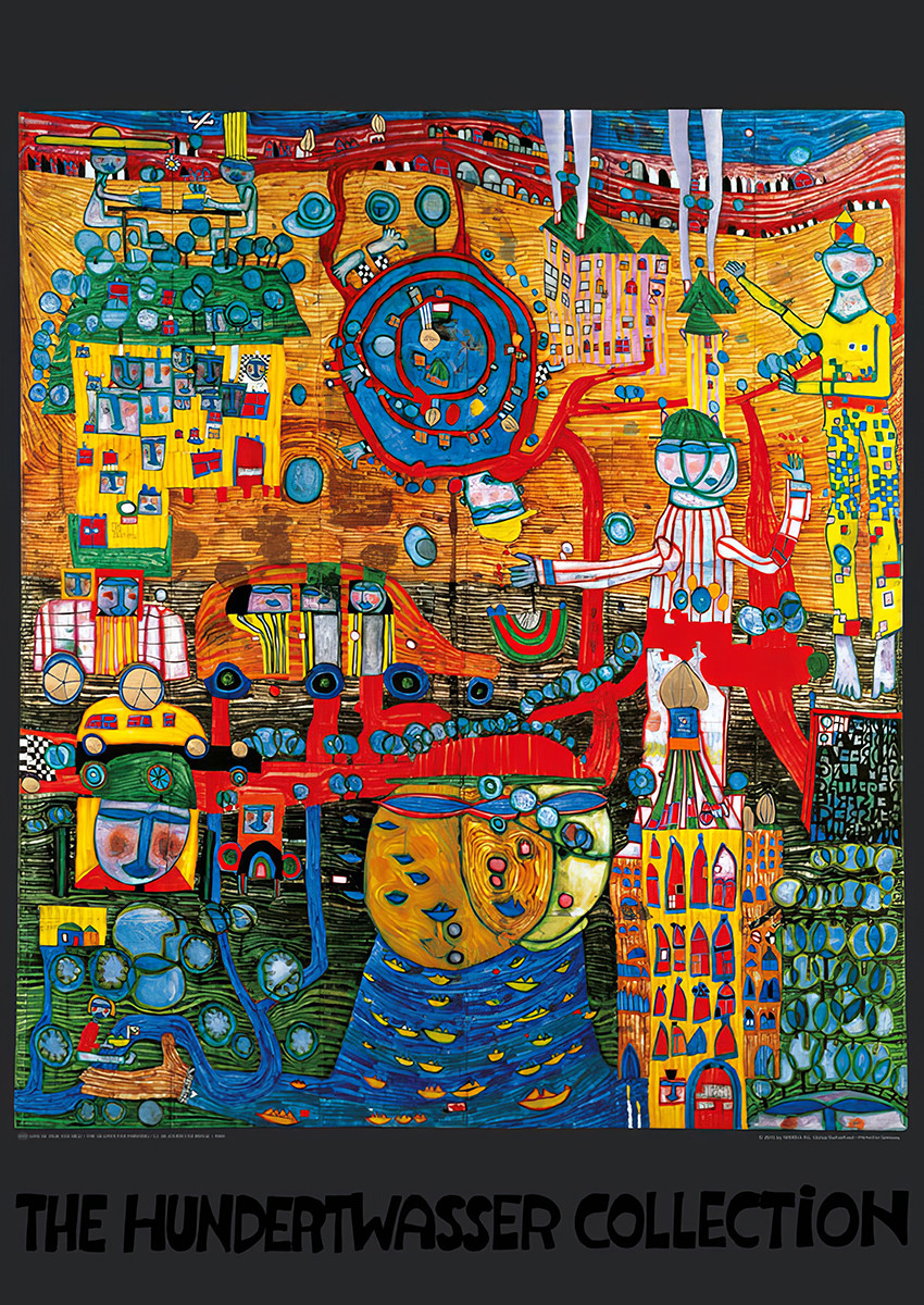 Obraz faksu z 30 dni autorstwa Friedensreich Hundertwasser