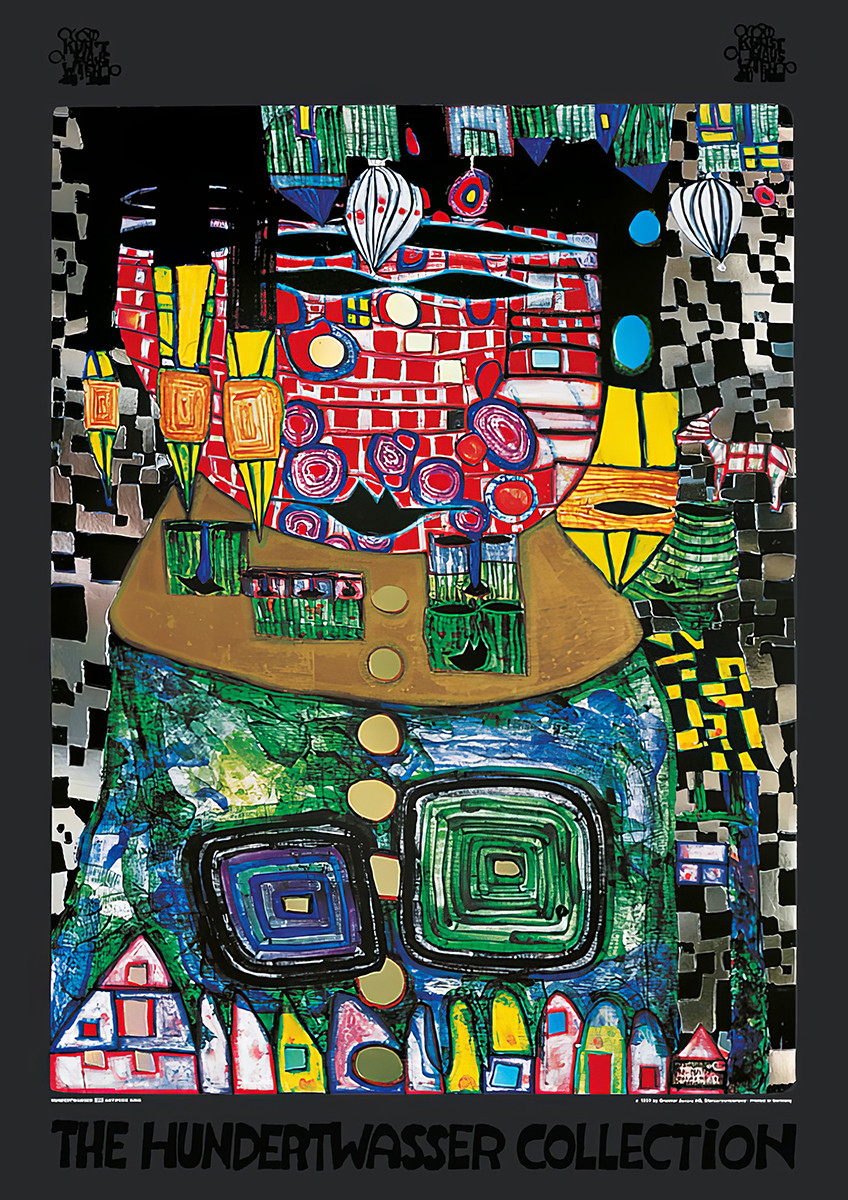 Król Antypodów autorstwa Friedensreich Hundertwasser