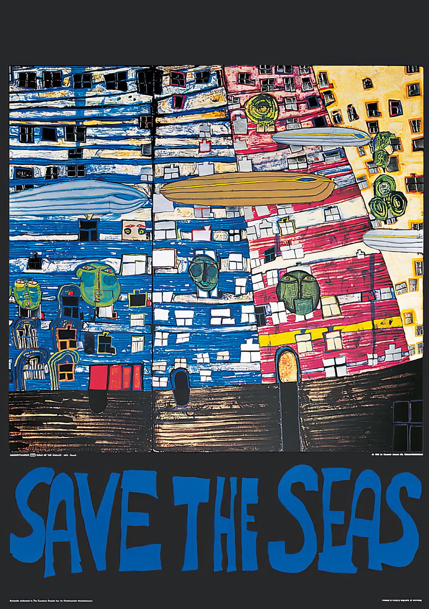 Ratujmy morza autorstwa Friedensreich Hundertwasser