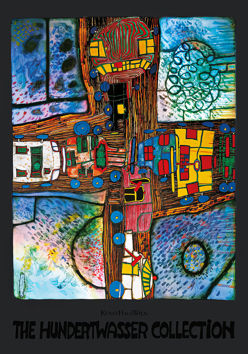 skrzyżowanie autorstwa Friedensreich Hundertwasser
