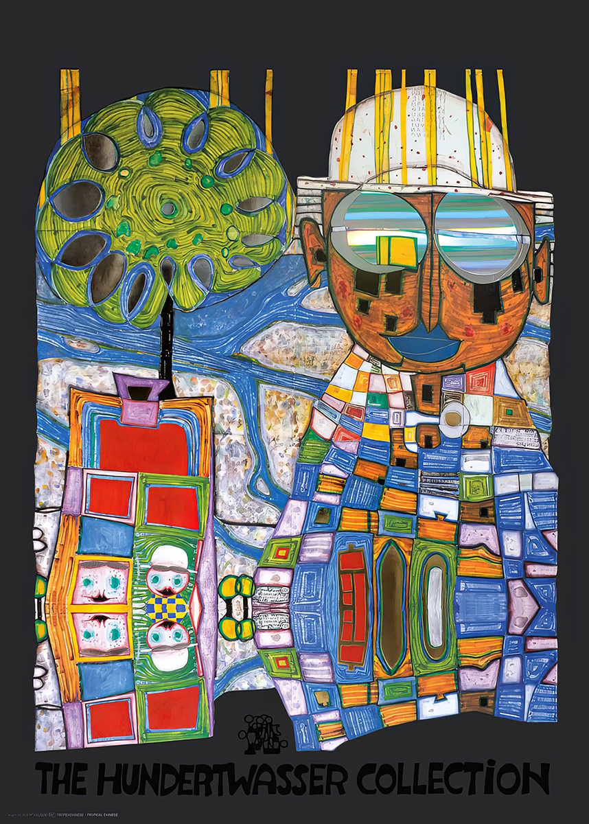chiński tropikalny autorstwa Friedensreich Hundertwasser