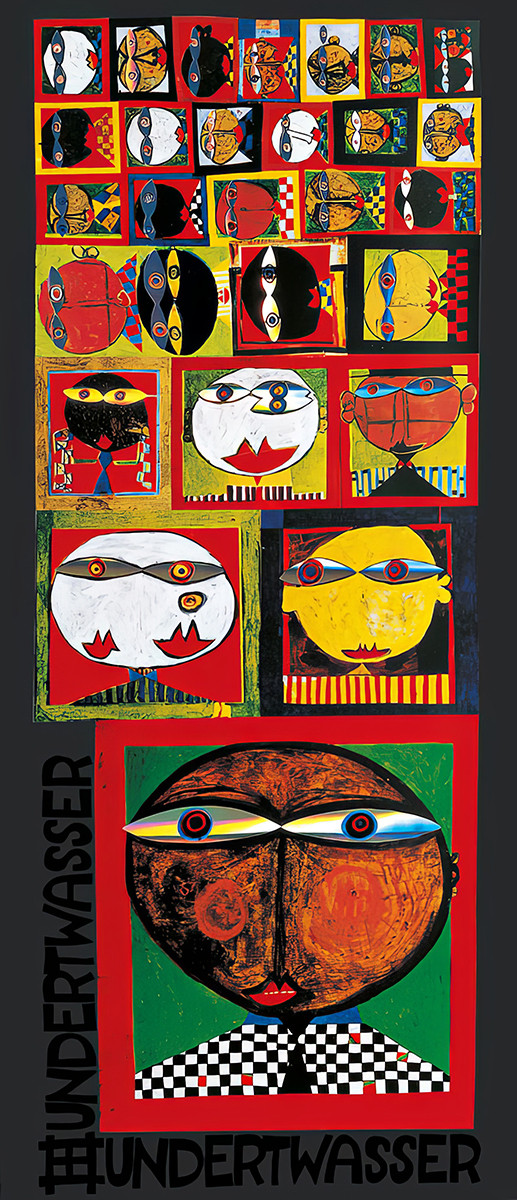 Żyjemy w raju autorstwa Friedensreich Hundertwasser