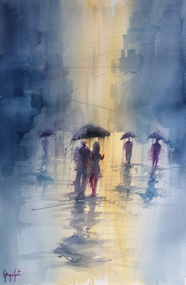 Parasole „Rainy City” autorstwa Giorgio Gosti