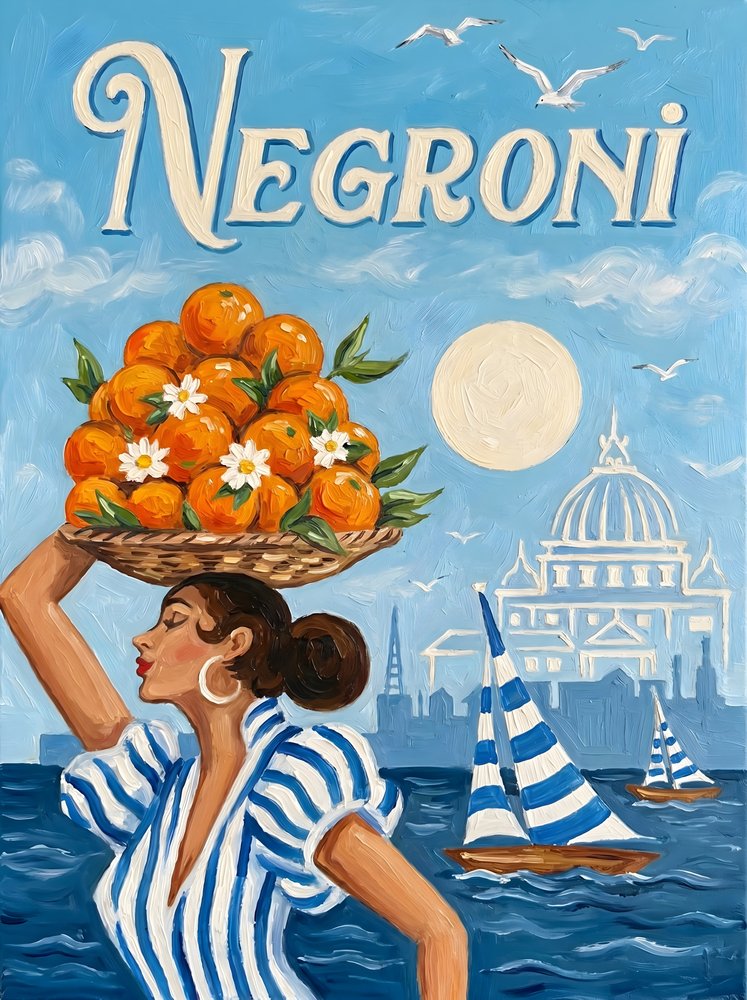 Śródziemnomorskie lato z Negroni autorstwa HUGO