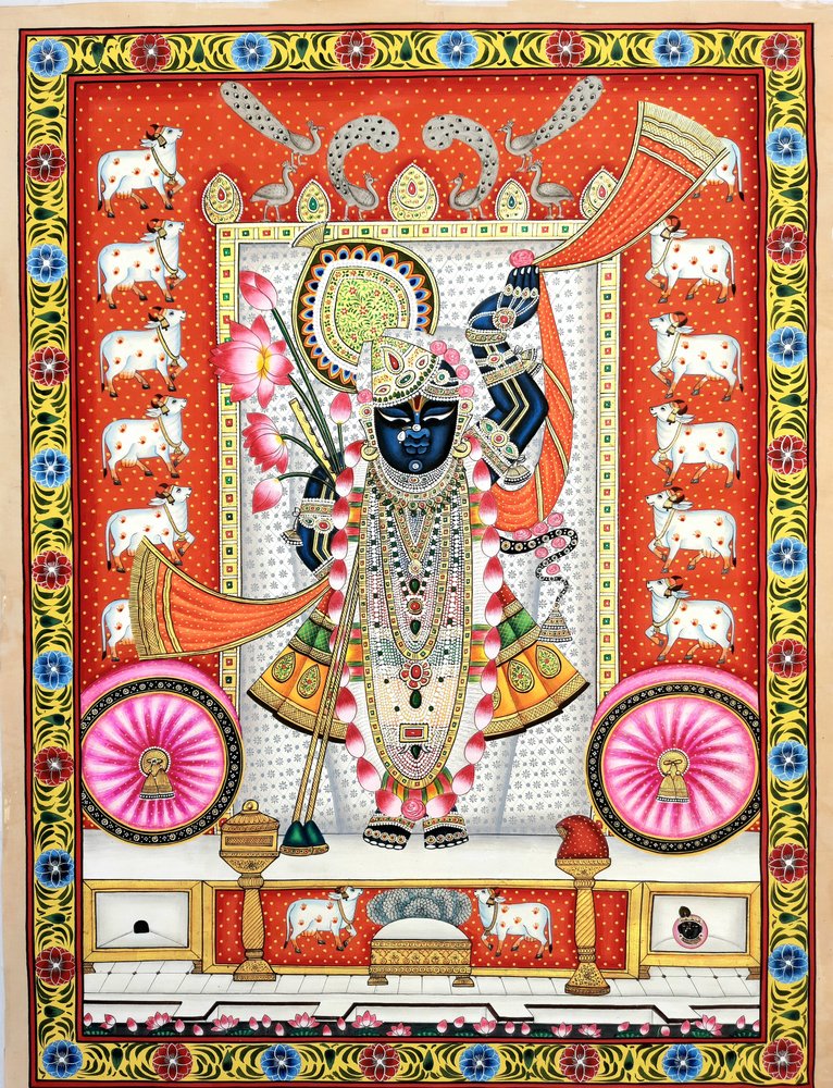 Pełen życia indyjski Shrinathji autorstwa IMAGINEERS STUDIO