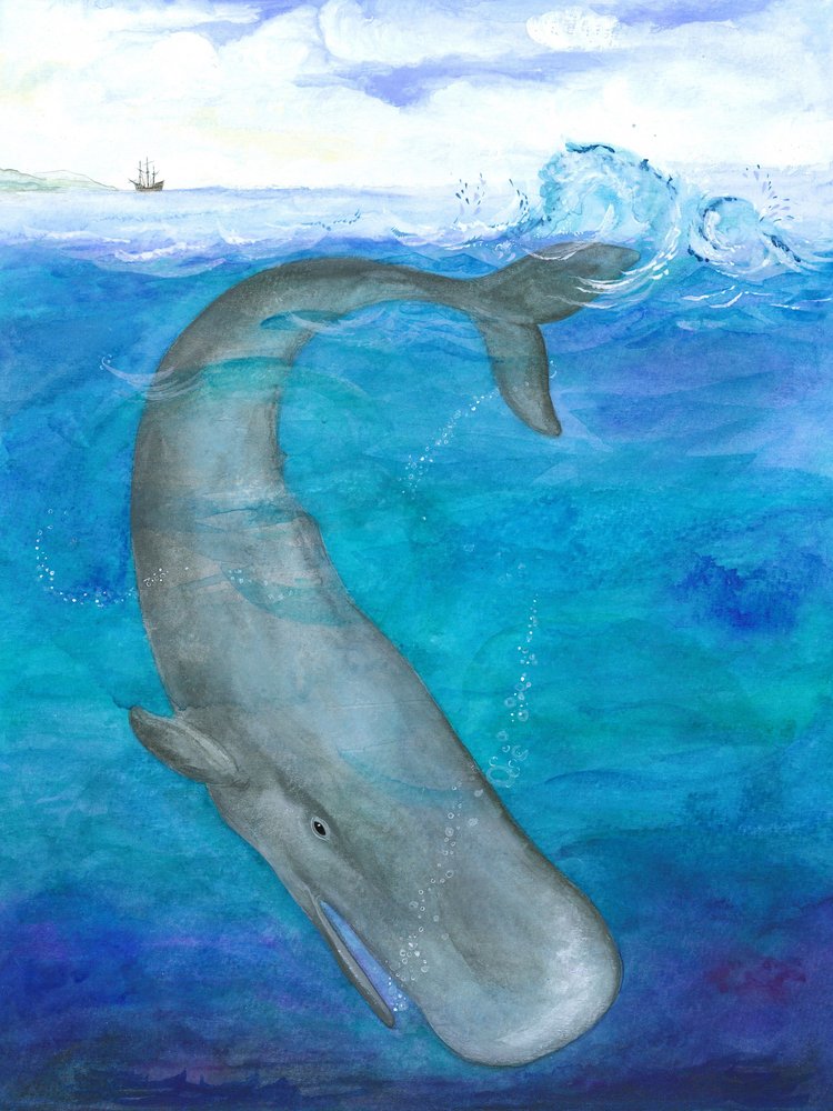 Oceaniczny taniec wieloryba autorstwa Isabelle Brent