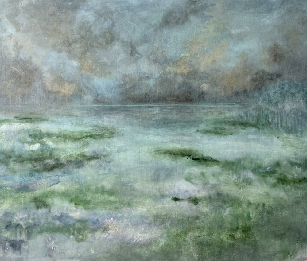 Mgliste bagienne zielenie autorstwa JMF FINE ART