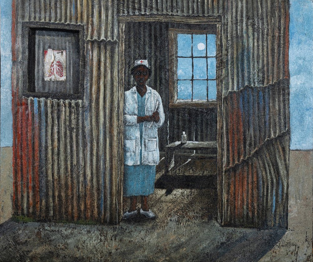 Pielęgniarka w klinice „Moonlit” autorstwa James Kamande