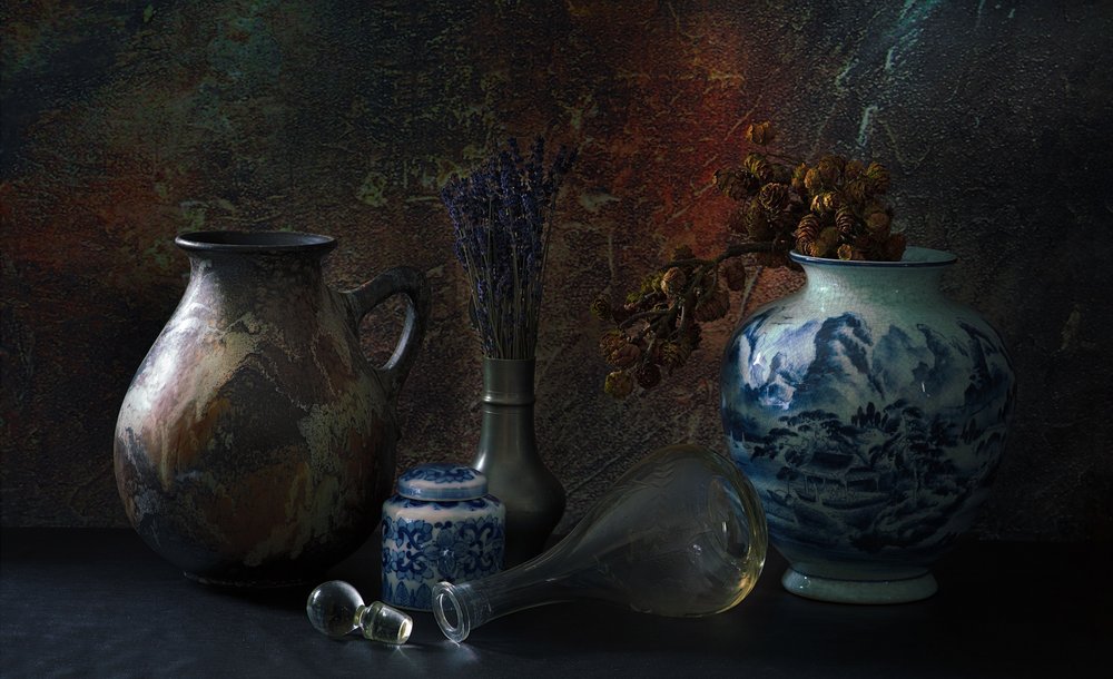 Klasyczna martwa natura z ceramiką autorstwa Jan van der Linden