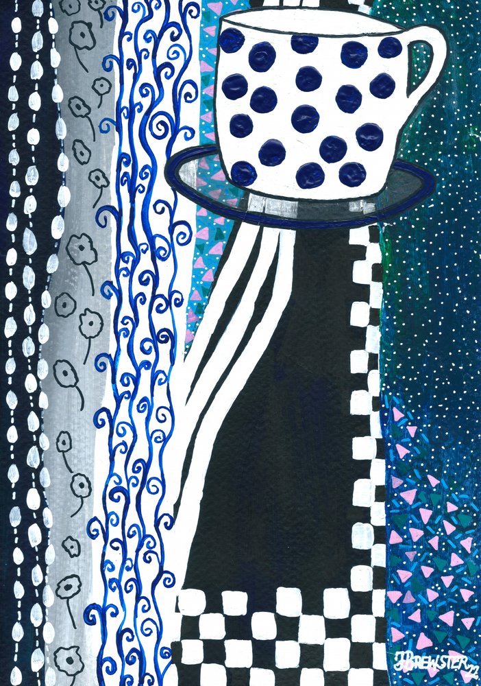 Polka Dot Teacup autorstwa Janine Brewster
