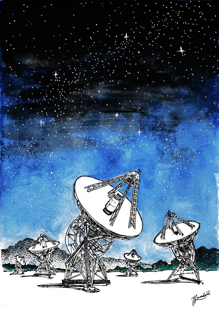 Teleskopy „Gwiaździsta noc” autorstwa Johan Liewendahl