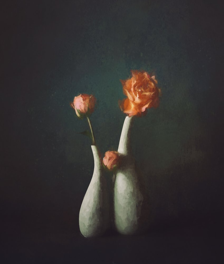 Wazony „Moody Rose” autorstwa John-Mei Zhong