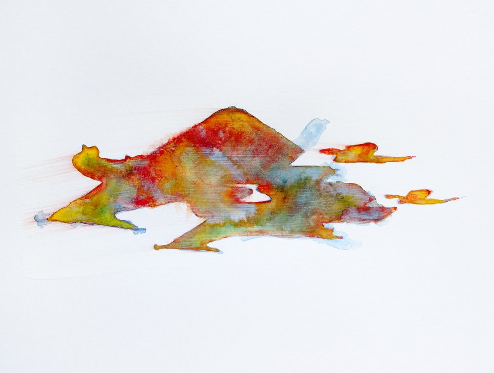 Kolorowy, abstrakcyjny ruch autorstwa Joshua Hoskins