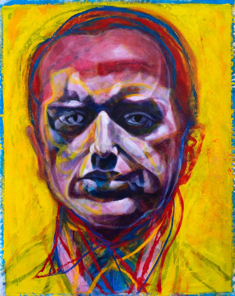 Intensywny, barwny portret autorstwa Joshua Hoskins