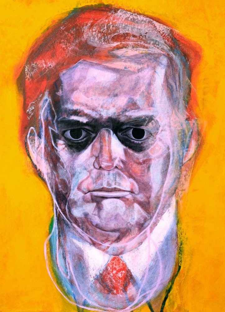 Intensywny portret mężczyzny autorstwa Joshua Hoskins