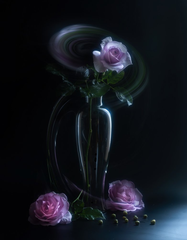 Wazon „Ethereal Rose” autorstwa Judy Tseng