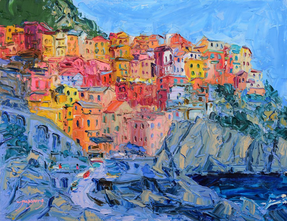 Kolorowe miasteczka Cinque Terre autorstwa Jukyong Park