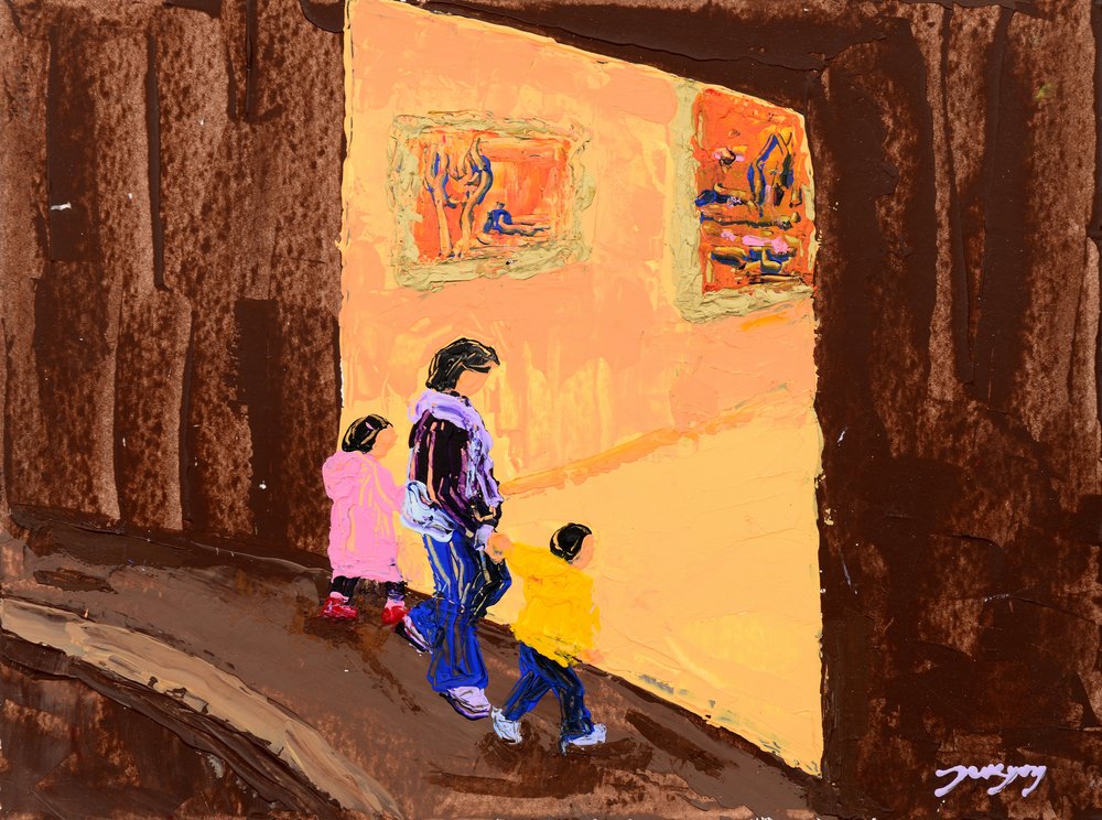 Wizyta w rodzinnej galerii autorstwa Jukyong Park